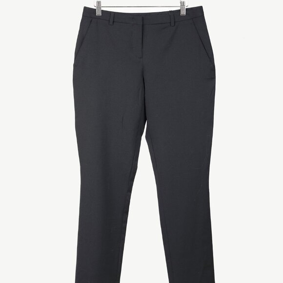 Burberry Black Stretch-Wool Straight-Leg Trousers - Picture 2 of 13